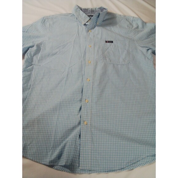 Chaps  Easy Care Short Sleeve Button Down Shirt Size Large - Picture 5 of 10